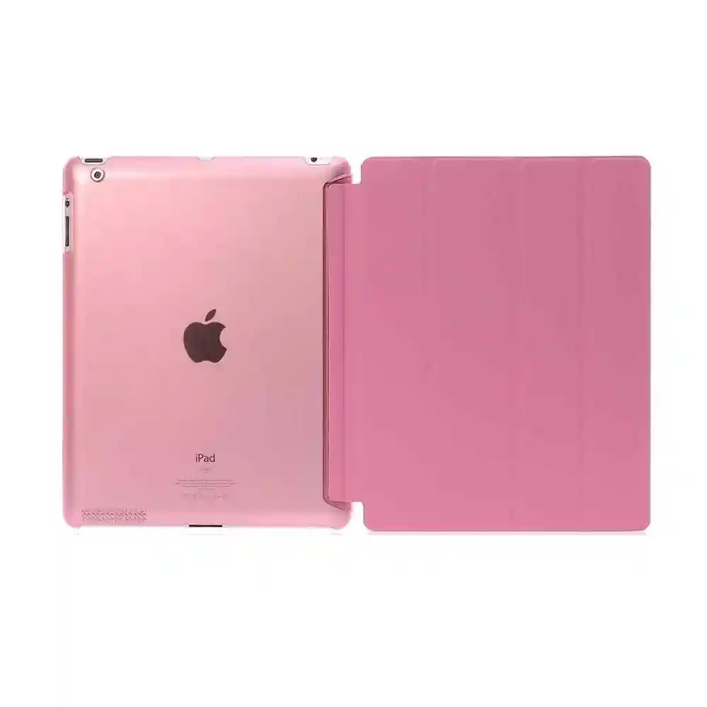 Estuche Protector Para Ipad 2, Ipad 3 Y Ipad 4 Tipo Smart Case - Rosado