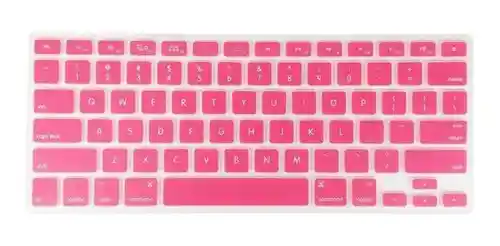 Macbook Carcasa / Case + Protector Tecladopro 13 Espanol, A1278 - Rosa Transparente