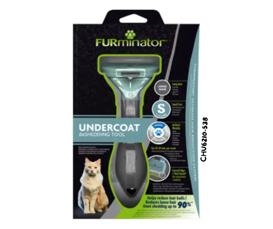 Furminator Cepillo Deslanador Gato Pelo Corto Raza Pequeña