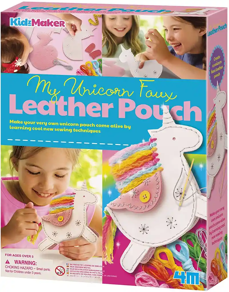 Juego De Manualidades Coser Bolso Unicornio Niñas Motricidad