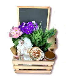 Plantas + Sagrada Familia Con Vela Aromatizada
