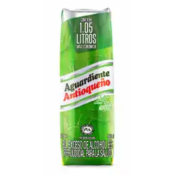 Antioqueño Aguardiente 1050Ml Tetrapack Tapa Verde
