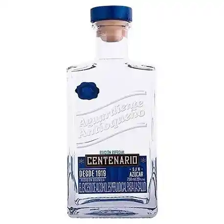 Aguardiente Centenario Sin Azucar 750 Ml