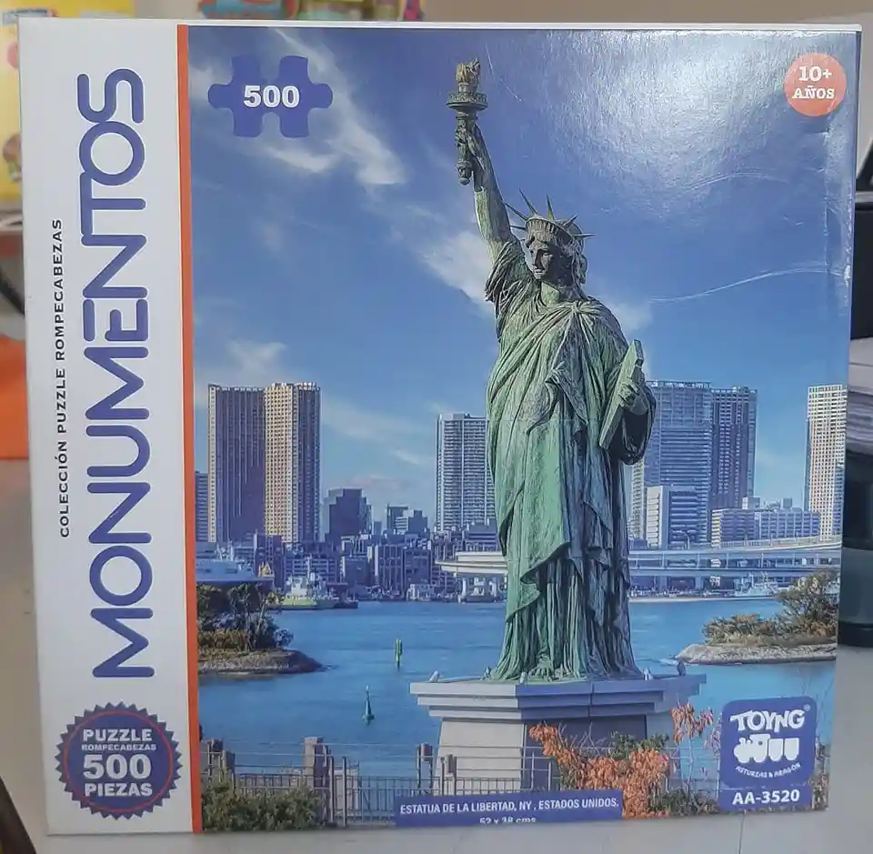 Puzzle Rompecabezas 500Pcs Fichas Monumentos Surtido