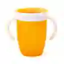 Vaso Entrenador Antiderrame 360 Magic Cup Libre Bpa Naranja