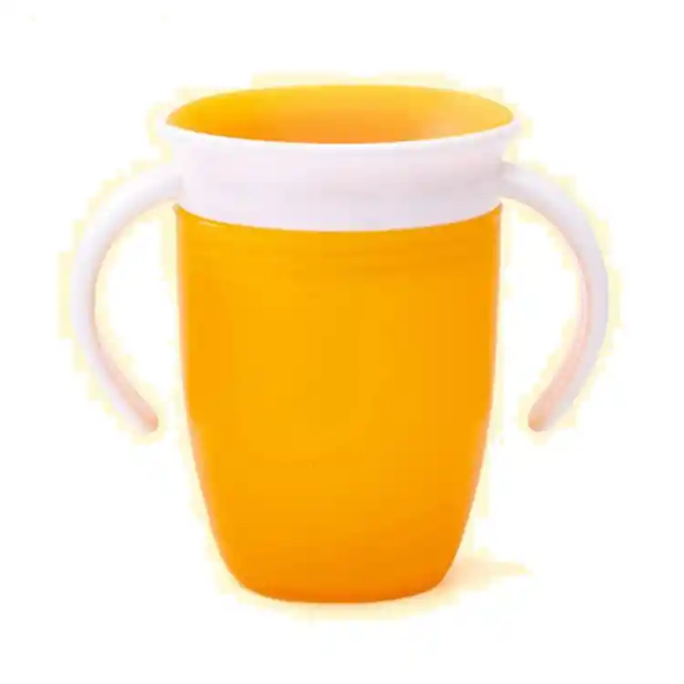 Vaso Entrenador Antiderrame 360 Magic Cup Libre Bpa Naranja