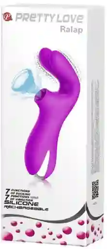 Vibrador Conejo Succionador Recargable.