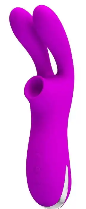 Vibrador Conejo Succionador Recargable.