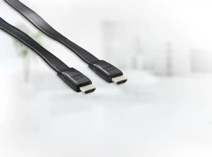 Cable Hdmi Plano De 3 Metros Ofa En Negro