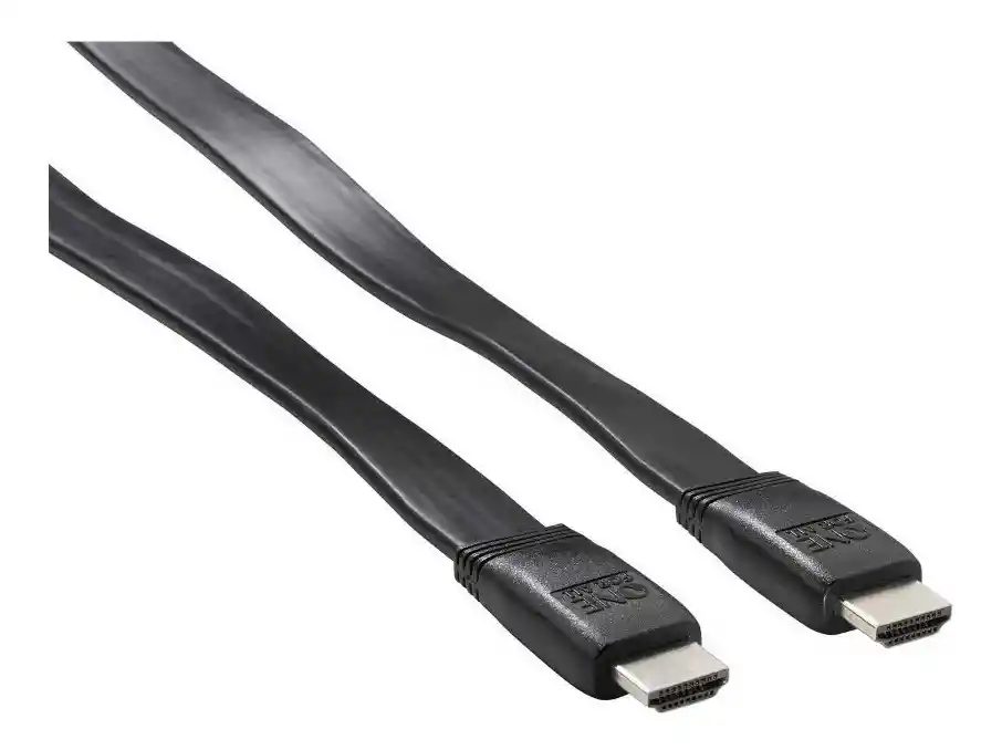 Cable Hdmi Plano De 3 Metros Ofa En Negro