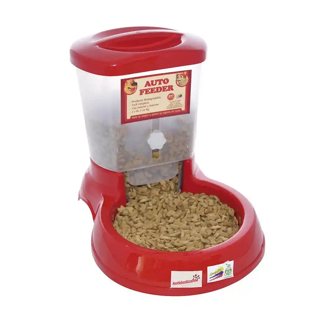 Comedero Dosificador Alimento Para Mascotas
