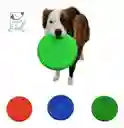 Frisbee Juguete Perro Goma Flexible Y Resistente