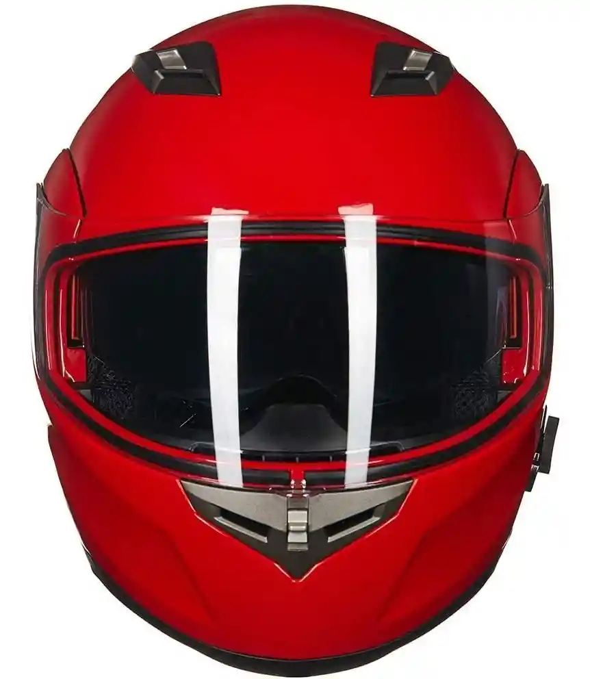 Casco De Moto Intercomunicador Radio Fm Doble Visor Abatible, Talla-l