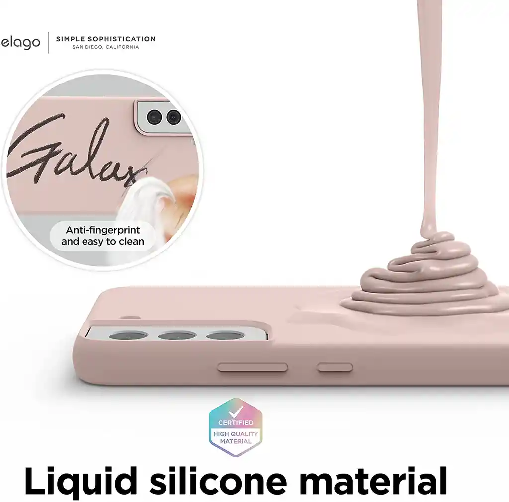 Galaxy Estuche Para S22 Silicone Case Elago En Rosado