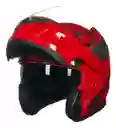 Casco De Moto Intercomunicador Radio Fm Doble Visor Abatible, Talla - Xl