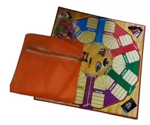 Parqués Magnético Plegable Doble Cara 6 Y 4 Puestos 40x40
