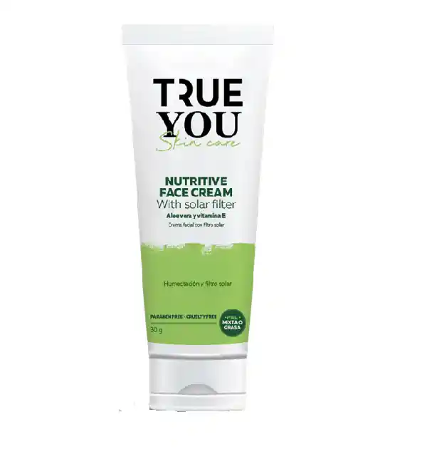 Nutrit Crema Facial True You Iva Con Filtro Solar 30 G