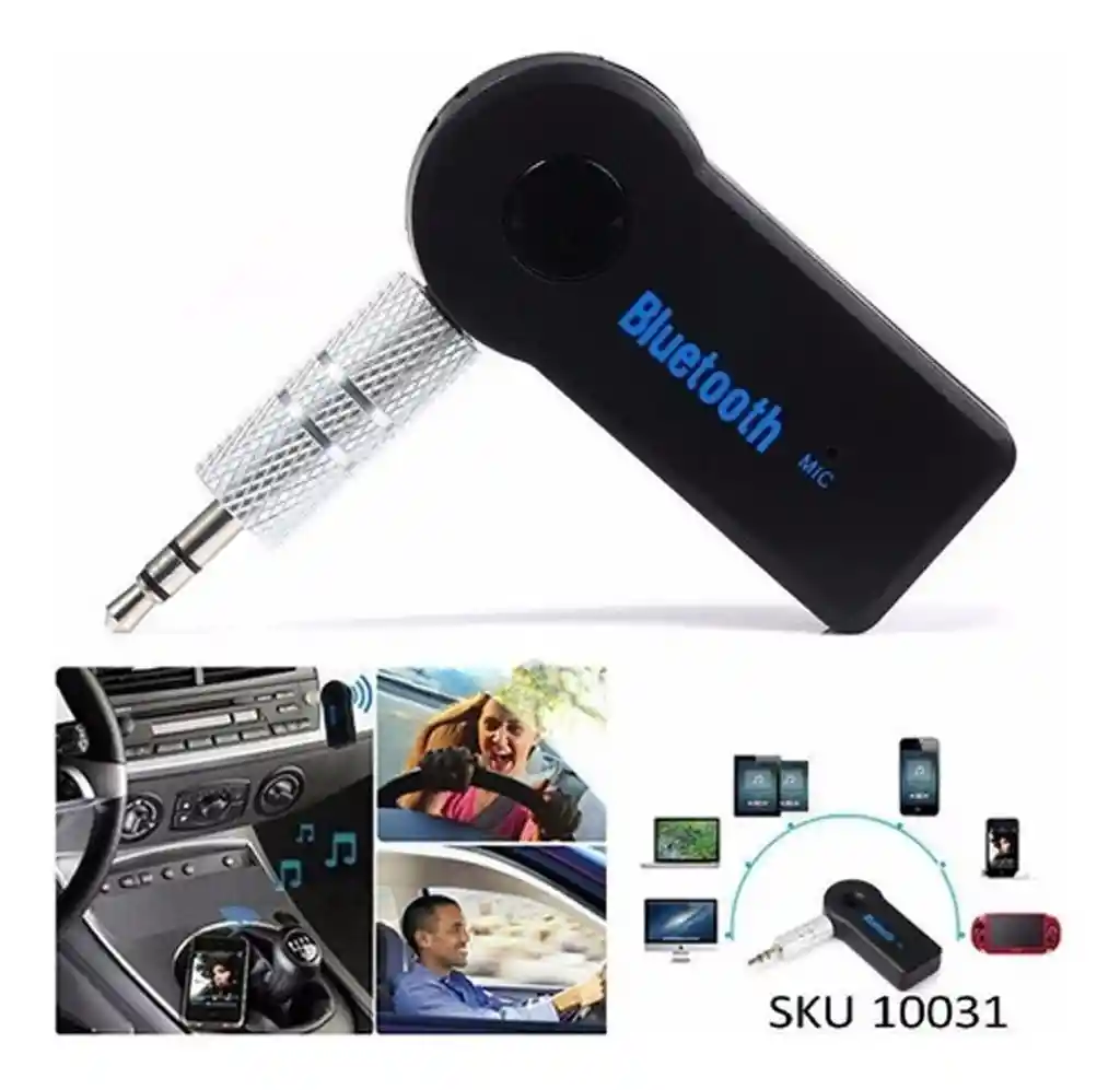 Car Bluetooth 3.5mm Aux Carro Manos Libres