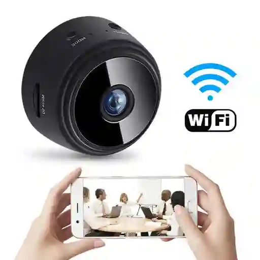 Mini Cámara Wifi Espía Hd 1080p Visión Nocturna + Micro 8gb