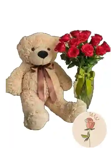 Rosas Y Peluche