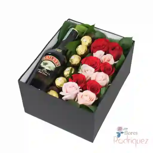 Rosas En Caja Combo