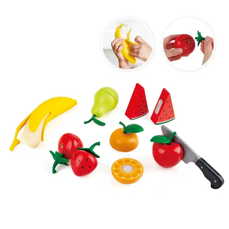 Juguete Niños Juego Frutas Saludable Para Cortar Motricidad