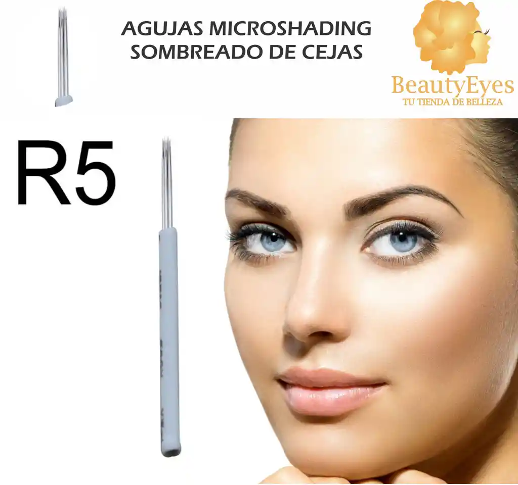 20 Agujas Microshading 5r Microblading