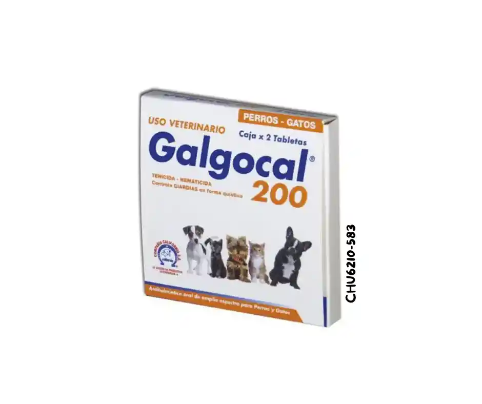 Galgocal Desparasitante 200 Para Perros Y Gatos