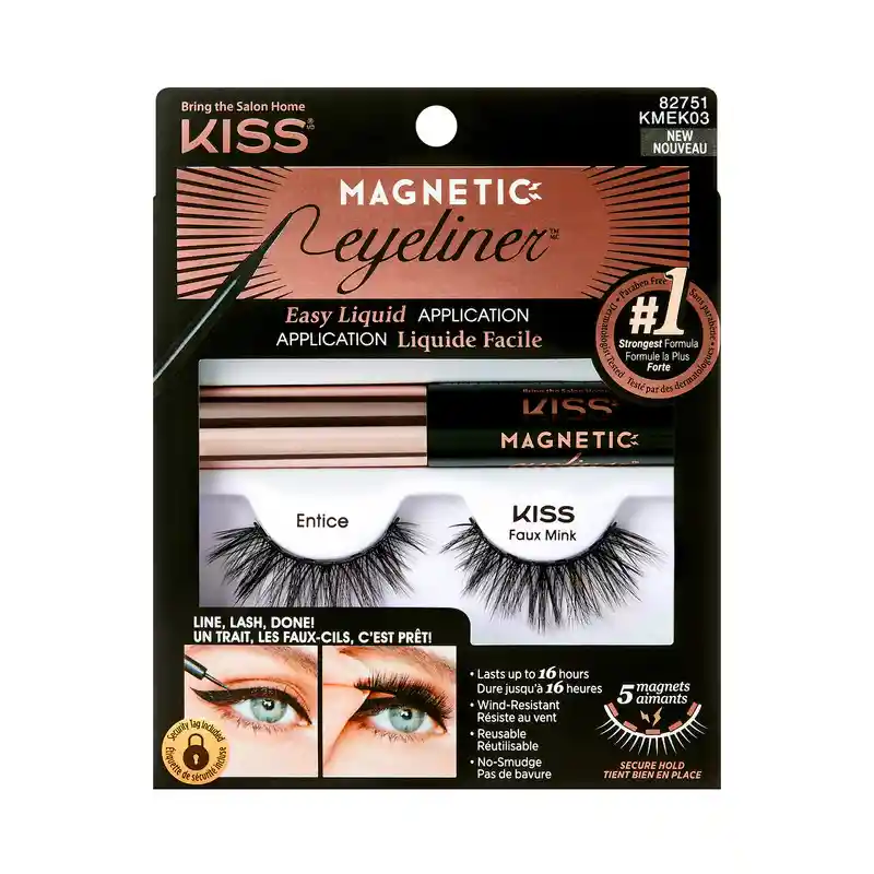 Kiss – Kit Magnetic Eyeliner