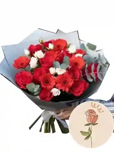 Rosas Y Gerberas