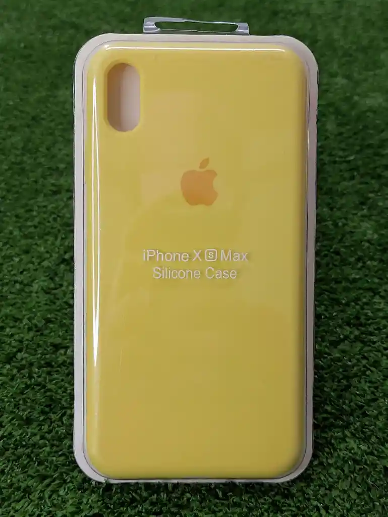 Iphone Xs Max | Forro Protector| Silicone Case | Amarillo | Iphone | Carcasa | Funda | Anti Humedad