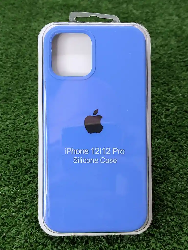 Iphone 12 Pro Forro Protector| Silicone Case | Azul | Iphone | Carcasa | Funda | Anti Humedad