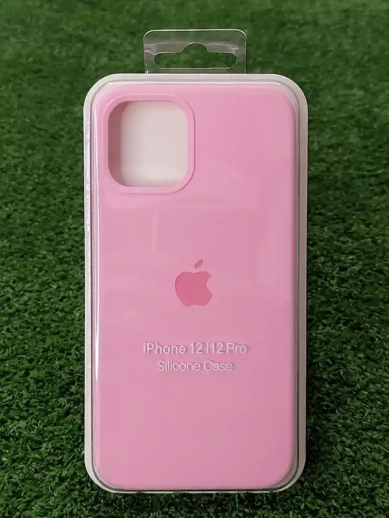 Iphone 12 Pro Forro Protector| Silicone Case | Rosado | Iphone | Carcasa | Funda | Anti Humedad