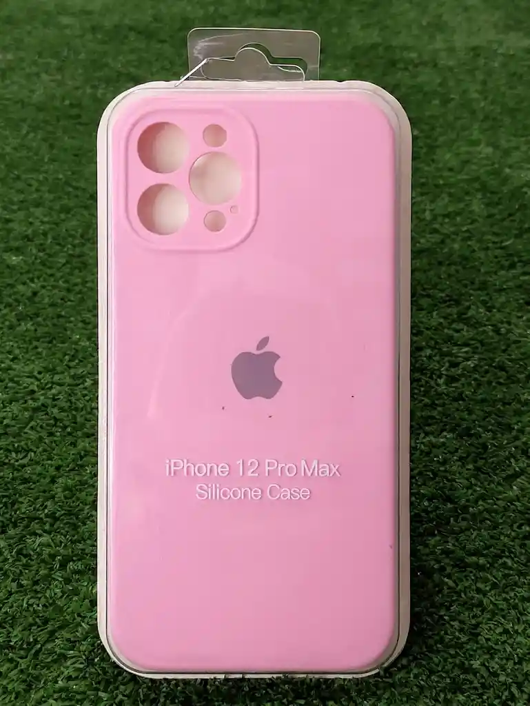 Iphone 12 Pro Max | Forro Protector| Silicone Case | Rosado | Iphone | Carcasa | Funda | Anti Humedad