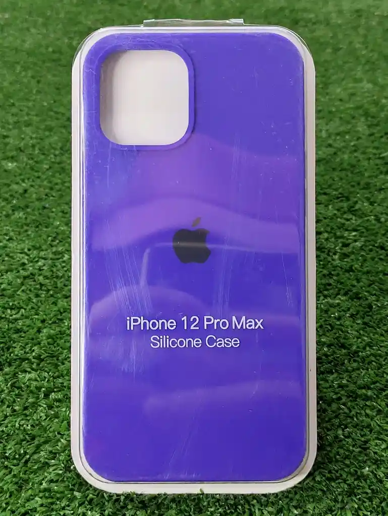 Iphone 12 Pro Max | Forro Protector| Silicone Case | Morado | Iphone | Carcasa | Funda | Anti Humedad