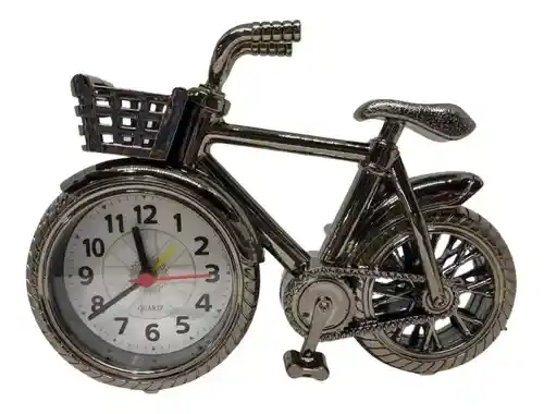 Reloj Despertador De Mesa Bicicleta Regalo Adorno