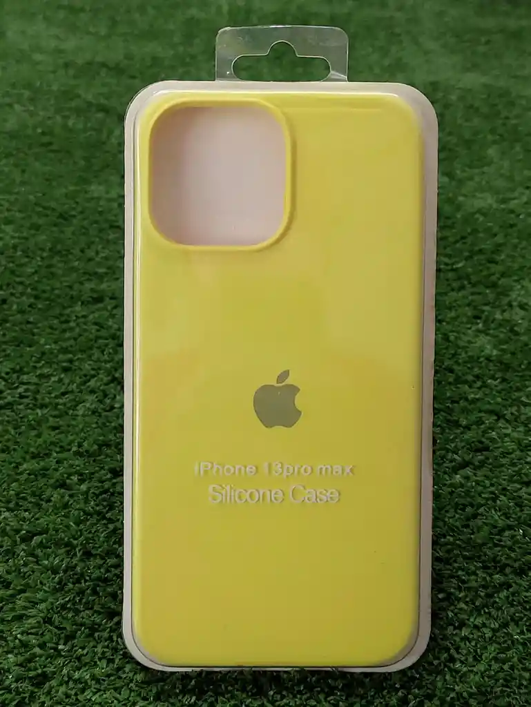 Iphone 13 Pro Max | Forro Protector| Silicone Case | Amarillo | Iphone| Carcasa | Funda | Anti Humedad