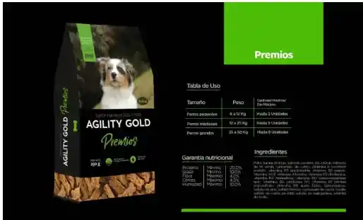 Agility Gold Premios para Perro 