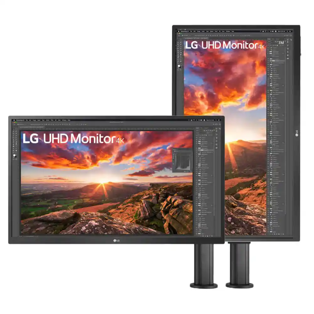 Lg Monitor27 Ergonomico Ips Uhd 4K Freesync 60Hz 27Uk580 Negro