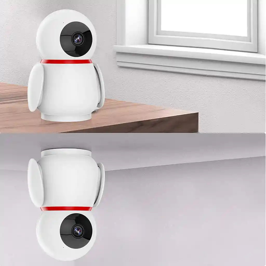 Camara Robotica Wifi 1080p Audio Nocturna Bebe 360 Contra Entrega Detección De Movimiento
