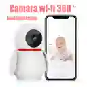Camara Robotica Wifi 1080p Audio Nocturna Bebe 360 Contra Entrega Detección De Movimiento