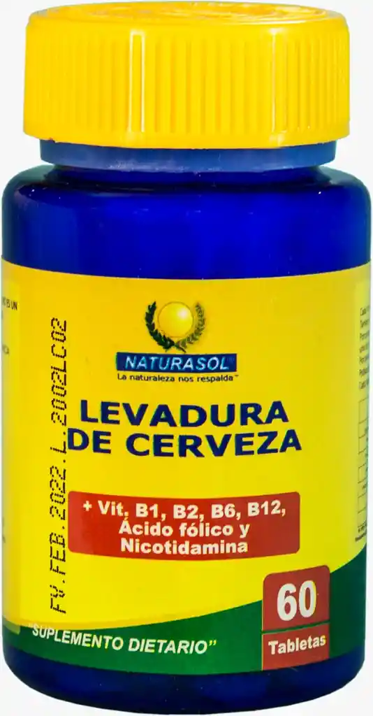 Levadura De Cerveza Naturasol X60 Tabletas