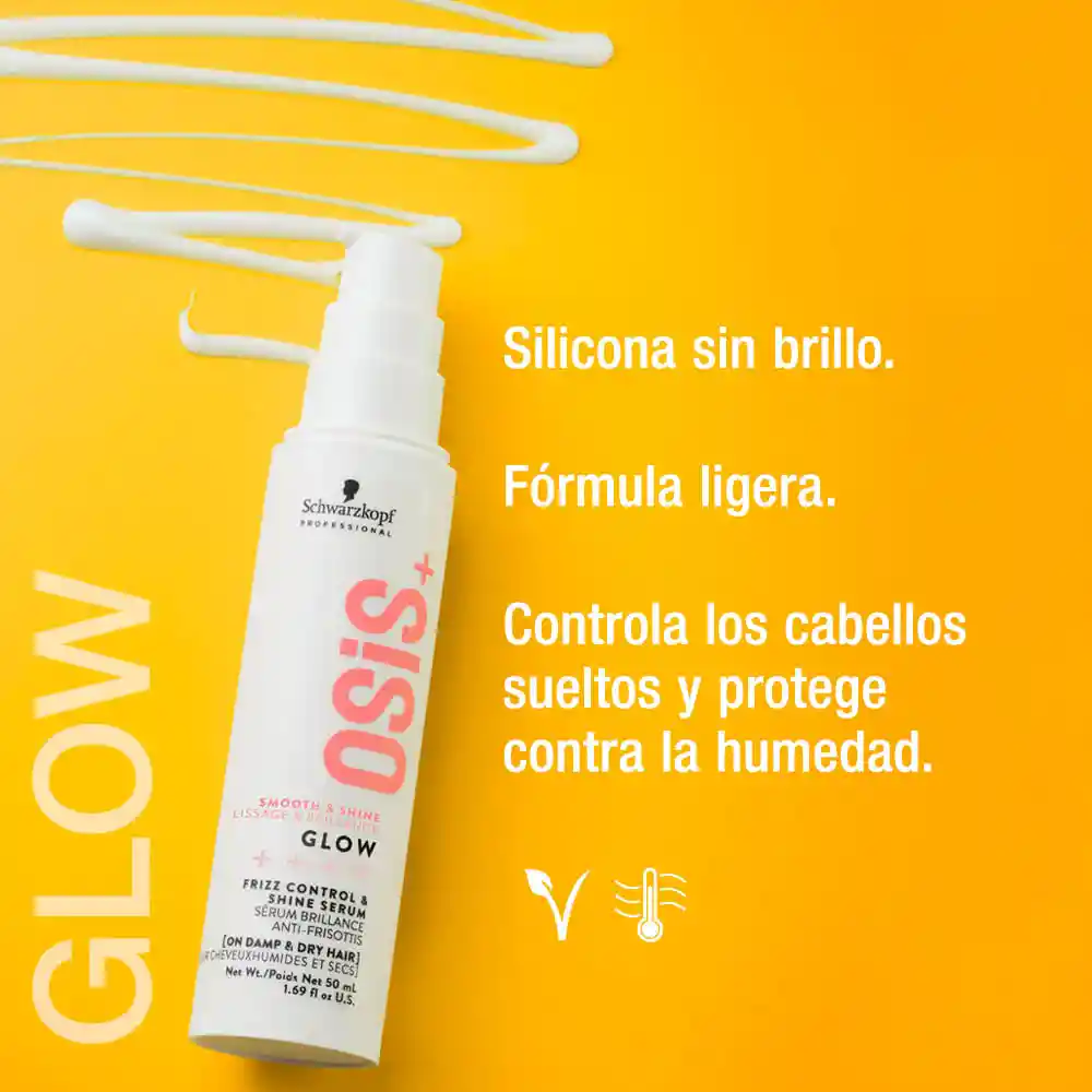 Osis Sérum Para el Cabello Anti Frizz Para Glow