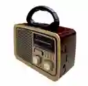 Radio Am / Fm Bluetooth Retro Vintage Recargable Usb