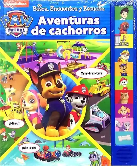 Libro Infantil Aventuras De Cachorros Paw Patrol Niños