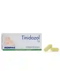 Tinidazol 1g En Caja Por 4 Tabletas