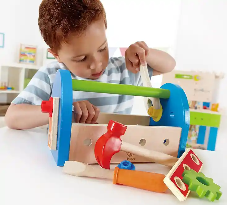 Caja De Herramientas Madera Juego Didáctico Montessori Niños