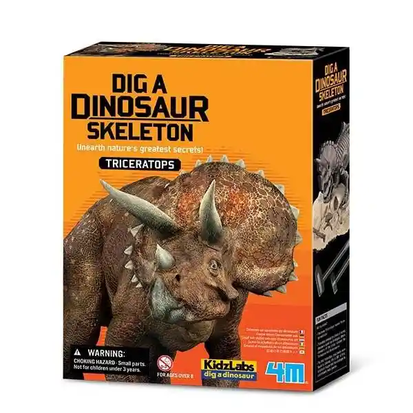 Dinosaurio Juego Didáctico Arqueología Triceratops Niños