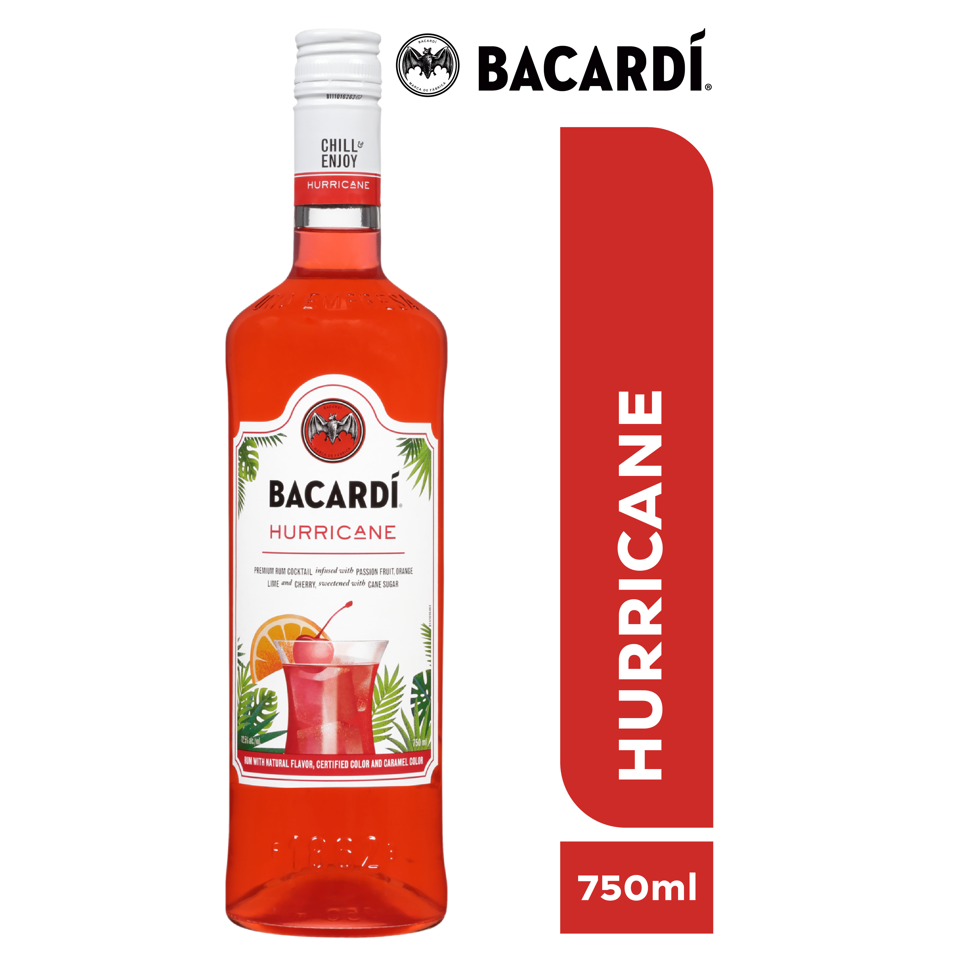 Ron Bacardí Hurracane Botella X750Ml