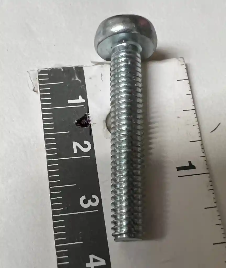 Tornillo Milimetrico Tv. 6 X 35 Mm. Unidad